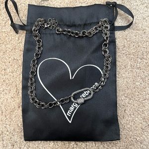 Margo Rebecca Black/Silver necklace